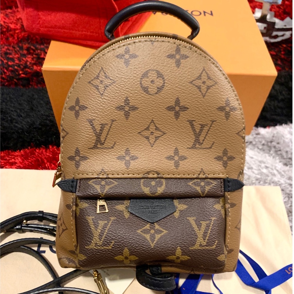 🆕❤️ Louis Vuitton Palm spring mini Reverse Monogram